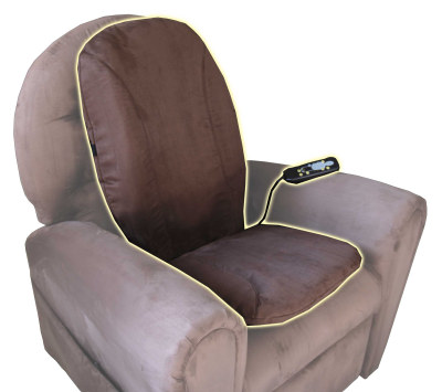KIT COUSSIN MASSANT SHIATSU pour fauteuil de relaxation