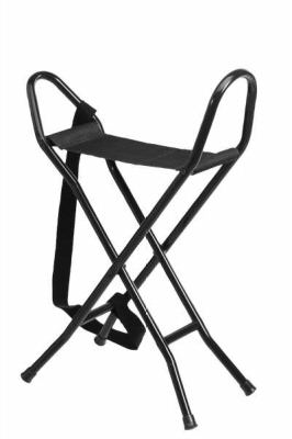 Canne Siege Pliante EN ALU Avec Sangle Pour Chasse Pêche Randonnée